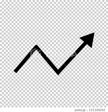 上下曲折箭頭的向量圖解 131189202