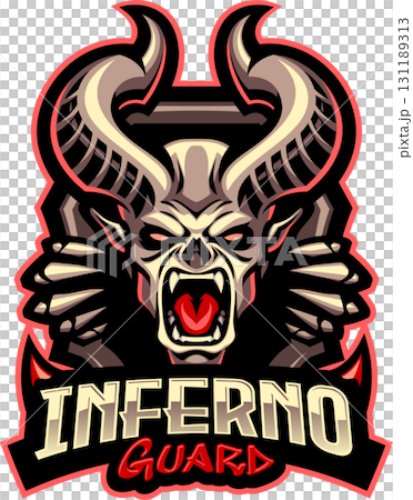 Inferno guard esport mascot 131189313