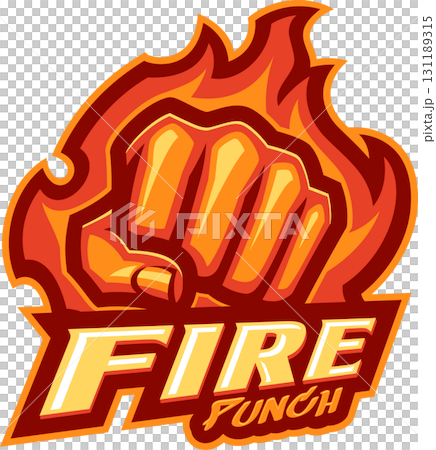 Fire punch esport mascot 131189315