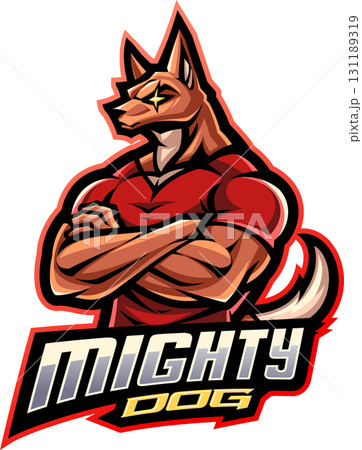 Mighty dog esport mascot 131189319