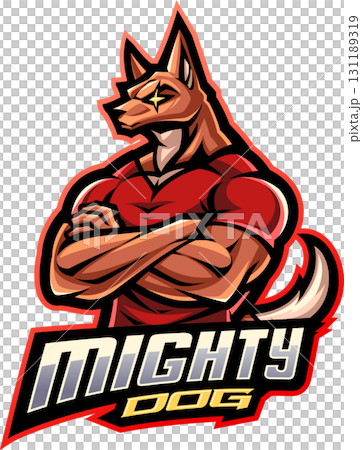 Mighty dog esport mascot 131189319