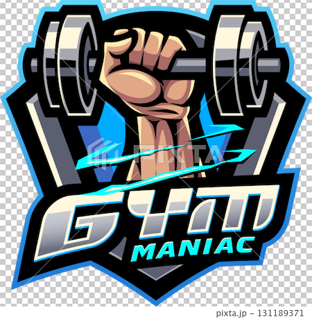 Gym maniac esport mascot Gym maniac esport mascot 131189371
