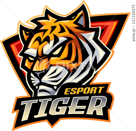 Tiger head esport mascot Tiger head esport mascot 131189375