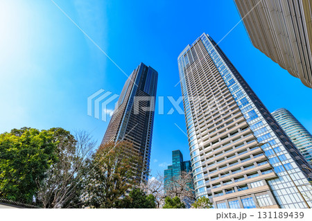 東京　港区の都市風景　 麻布台ヒルズ（麻布台ヒルズレジデンス） 131189439