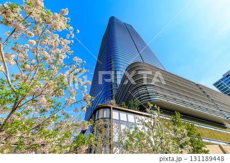東京　港区の都市風景　 麻布台ヒルズ（森JPタワー） 131189448
