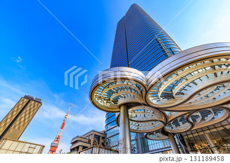 東京 港区の都市風景  麻布台ヒルズ(森JPタワー) 東京 港区の都市風景  麻布台ヒルズ(森JPタワー) 131189458