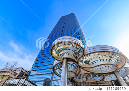 東京 港区の都市風景  麻布台ヒルズ(森JPタワー) 東京 港区の都市風景  麻布台ヒルズ(森JPタワー) 131189459