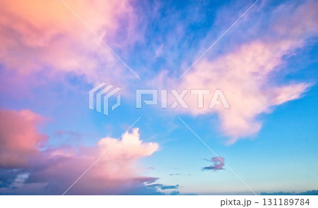 Sky Replacement Evening Color Clouds 131189784