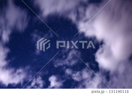 雲の隙間の星空 雲の隙間の星空 131190118