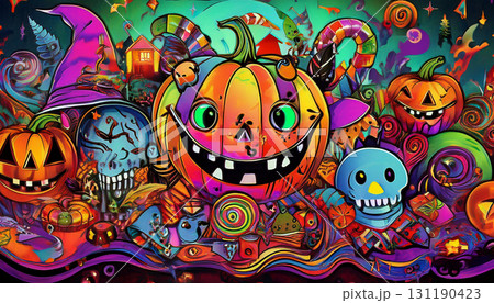 ハロウィンの背景壁紙 131190423