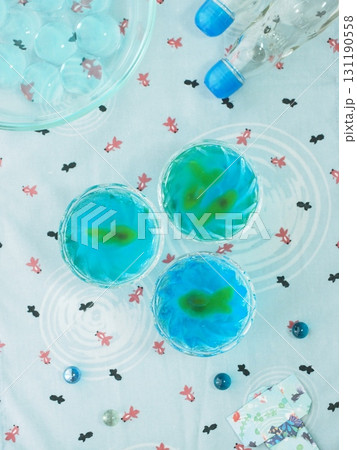 ラムネ味　金魚のゼリー 131190558