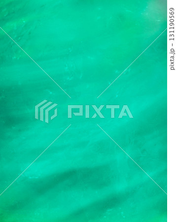 明るい緑青色のガラスの質感イメージの縦長の背景画像 131190569