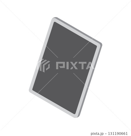 斜めに置かれたタブレット端末 131190661