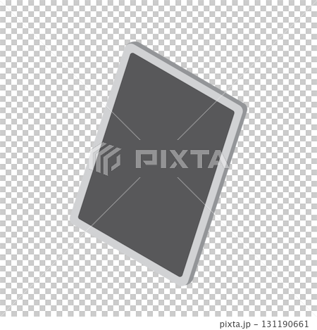 斜めに置かれたタブレット端末 131190661