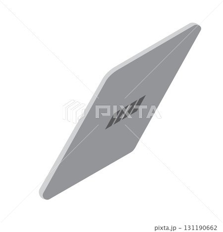 タブレット端末（背面・アイソメトリック） 131190662