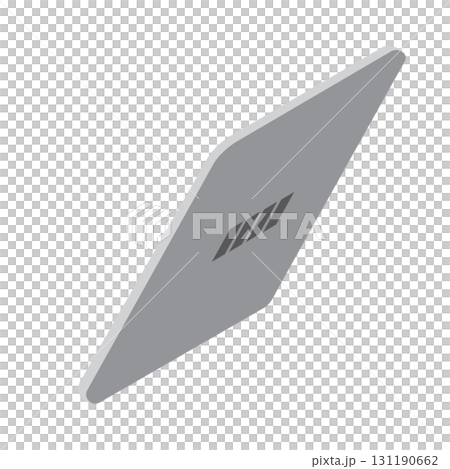 タブレット端末（背面・アイソメトリック） 131190662