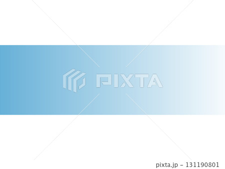 青から白へのグラデーションバー 131190801