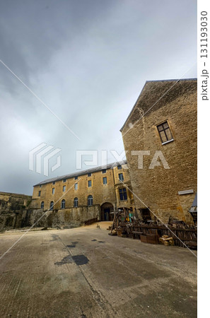 Castle of Sedan, Sedan, Rethel, Ardennes, Grand-Est, France, August, 28th, 2025, A Historic Stone Castle of Sedan, Sedan, Rethel, Ardennes, Grand-Est, France, August, 28th, 2025, A Historic Stone 131193030