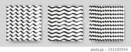 Set of square backgrounds with wavy lines Set of square backgrounds with wavy lines 131193554