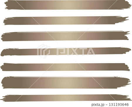 墨で描かれた線の素材セット 墨で描かれた線の素材セット 131193646