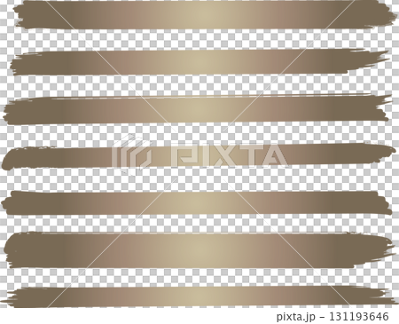 墨で描かれた線の素材セット 墨で描かれた線の素材セット 131193646