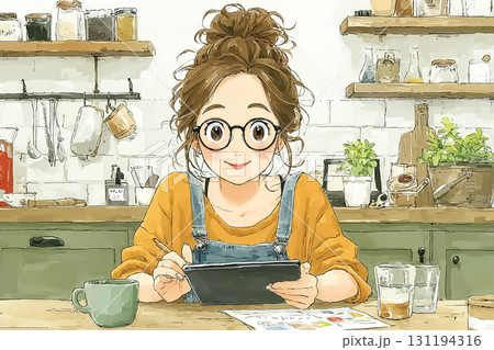 美優シリーズ：朝食を取りながら準備 131194316