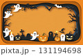 ハロウィンカラーフレーム 131194698