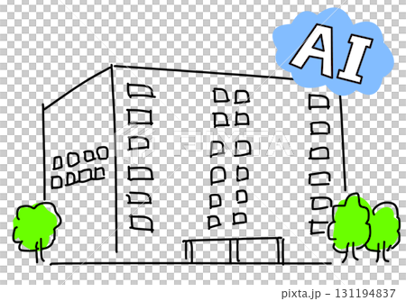 工廠自動化和效率圖像簡單線條畫 131194837