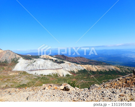 吾妻小富士より紅葉の磐梯吾妻スカイライン 131195508