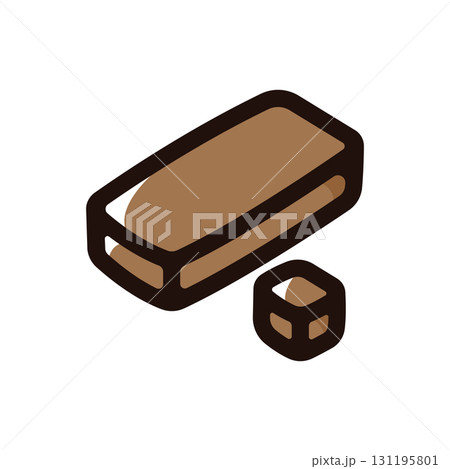 ハシシ、ハシシュ、大麻樹脂のイラストアイコン（ドラッグ・カンナビス・マリファナ素材） 131195801