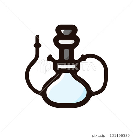 水タバコ、シーシャのイラストアイコン(喫煙・中東・嗜好品素材) 水タバコ、シーシャのイラストアイコン(喫煙・中東・嗜好品素材) 131196589