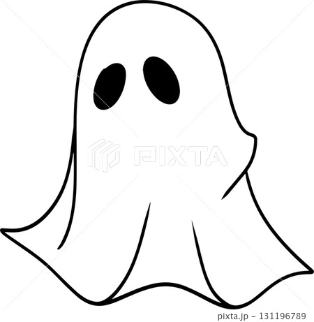 The Ghost for Halloween or holiday concept. 131196789