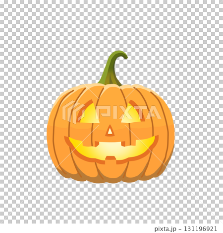 萬聖節專用 / 和藹可親的南瓜燈（南瓜鬼）[帶燈] [無輪廓] 131196921