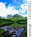 富山・立山黒部アルペンルート・立山室堂平・夏のミドリガ池リフレクション 131197021