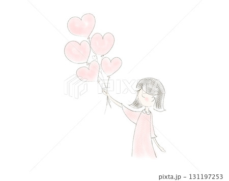 ハートを持った人物 131197253