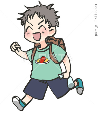 走る男の子 走る男の子 131199284