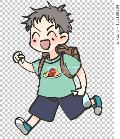走る男の子 走る男の子 131199284