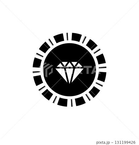 diamond jewelry vector illustration simple design 131199426