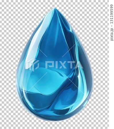 Blue Water Drop 131199599