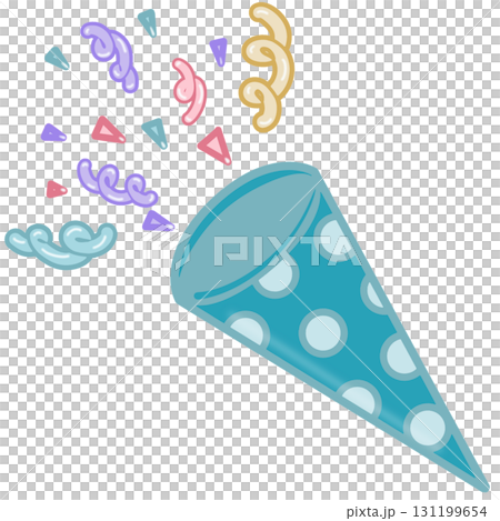 Hand drawn flat Party collection set. Cute pastel colors. Can be used for card, invitation, border. Isolated illustration. Hand drawn flat Party collection set. Cute pastel colors. Can be used for card, invitation, border. Isolated illustration. 131199654