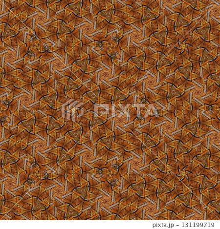 Antique art carved on expensive wooden board. Engraved craft design for border, frame, flooring, wallcovering, furniture decoration, tiles, wrapping paper printing 131199719