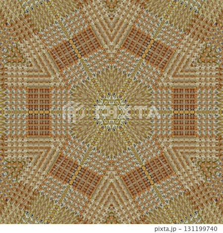 Antique art carved on expensive wooden board. Engraved craft design for border, frame, flooring, wallcovering, furniture decoration, tiles, wrapping paper printing 131199740