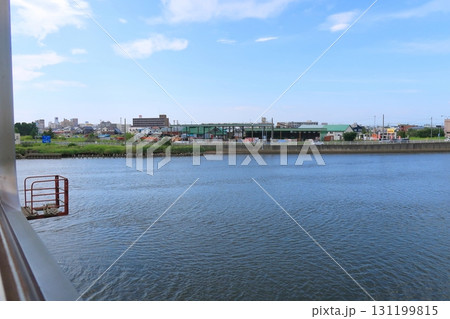 JR北海道、根室本線の釧路駅から上尾幌駅までの車窓風景 131199815