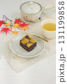 秋の和菓子　栗羊羹 131199858