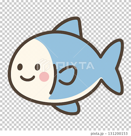 Cute fish illustration 131200153