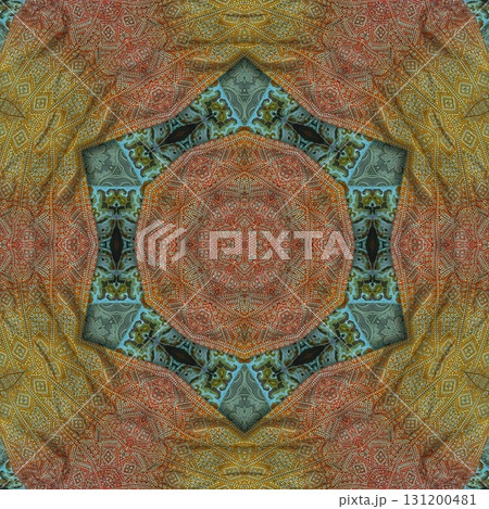 Turkish embroidery and batik art work for screen printing carpet, rug, fabric, tiles and flooring. Pattern design for the home decor, wrapping paper, curtains, wall covering etc 131200481