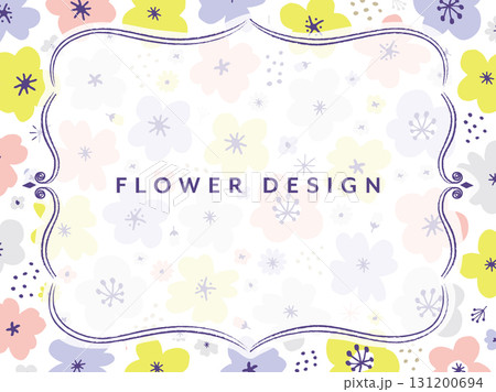 花のフレーム 131200694