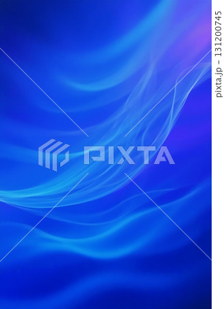 Swirling shades of blue blend seamlessly, creating an abstract composition that evokes feelings of calm and serenity. The gentle movement invites viewers into a peaceful world of color Generative AI 131200745