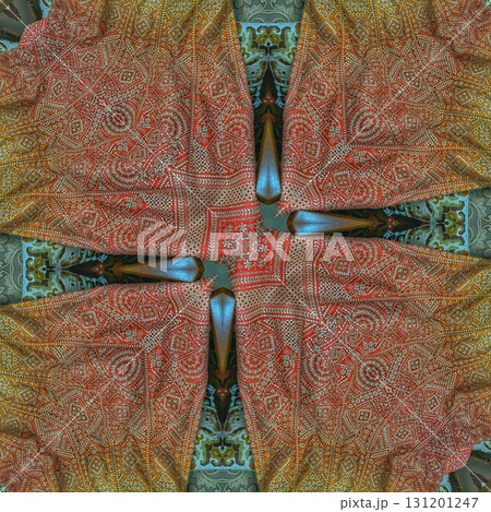 Grungy pattern design for textile printing. Ornamental design as background for flyer, brochure, calendar, invitation card 131201247