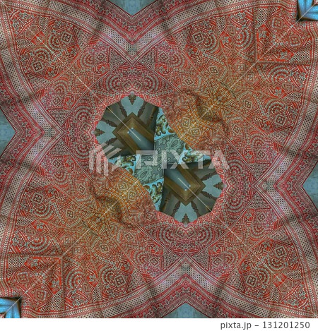 Grungy pattern design for textile printing. Ornamental design as background for flyer, brochure, calendar, invitation card 131201250